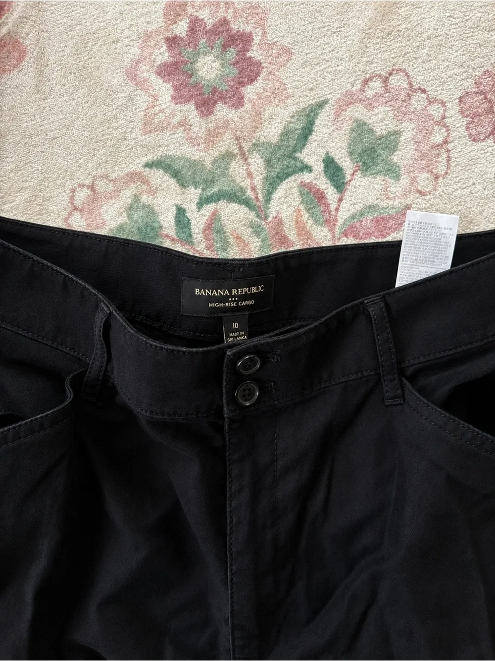 Banana Republic black cargo